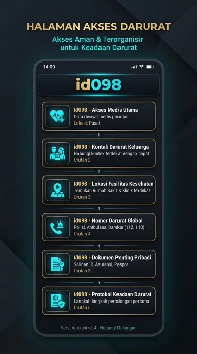 Tampilan link alternatif id098
